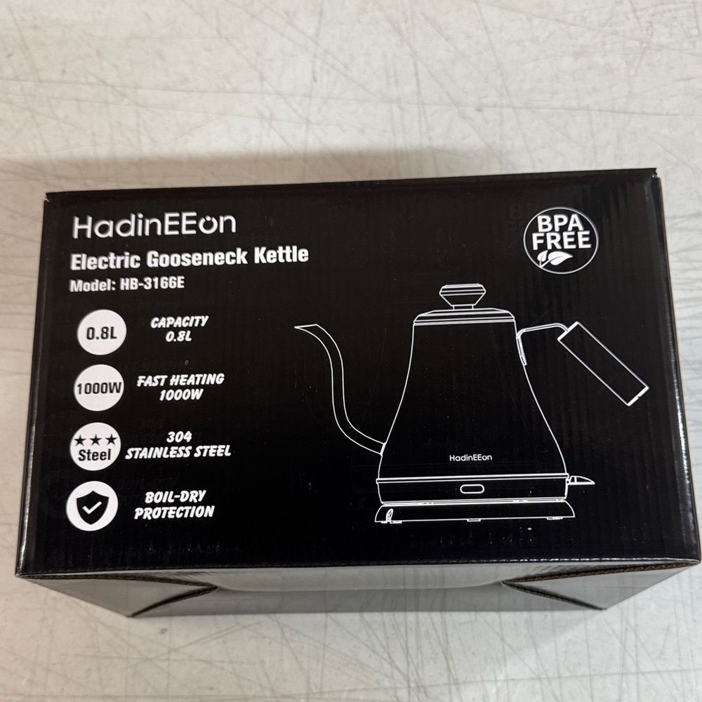 HadinEEon Electric Gooseneck Kettle